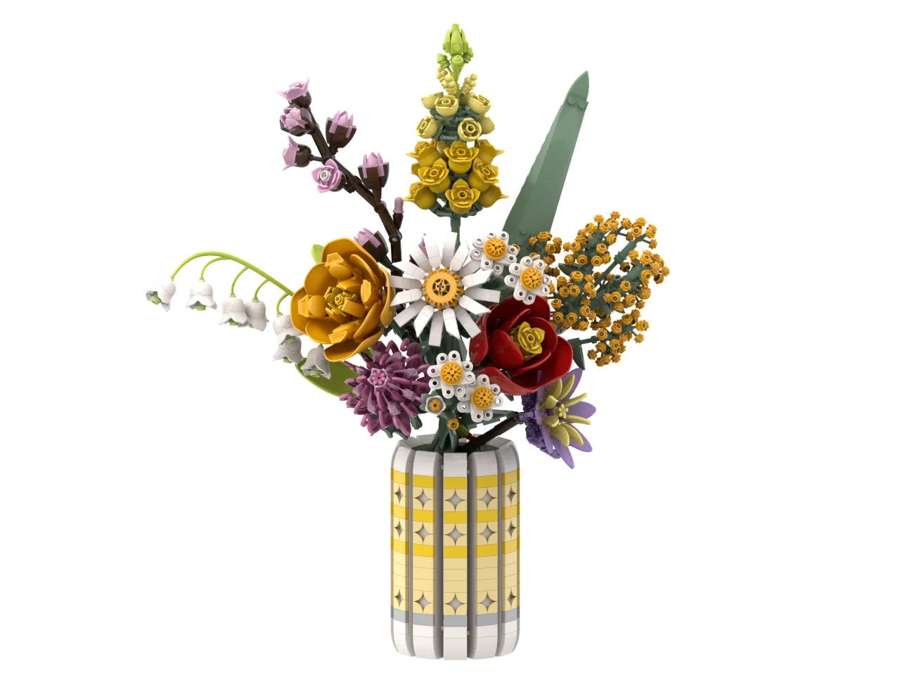 花艺积木陈设礼品